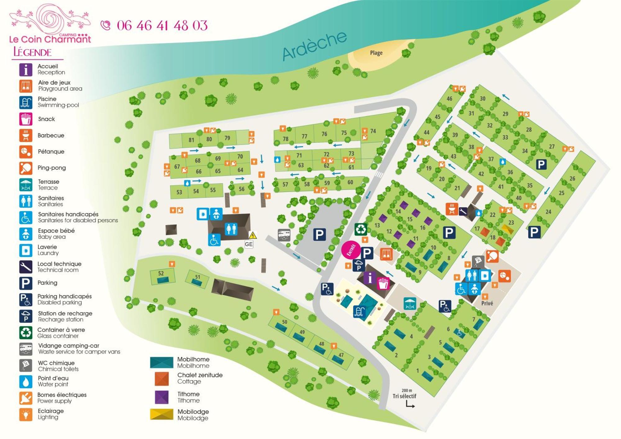 Camping Le Coin Charmant Chauzon 外观 照片