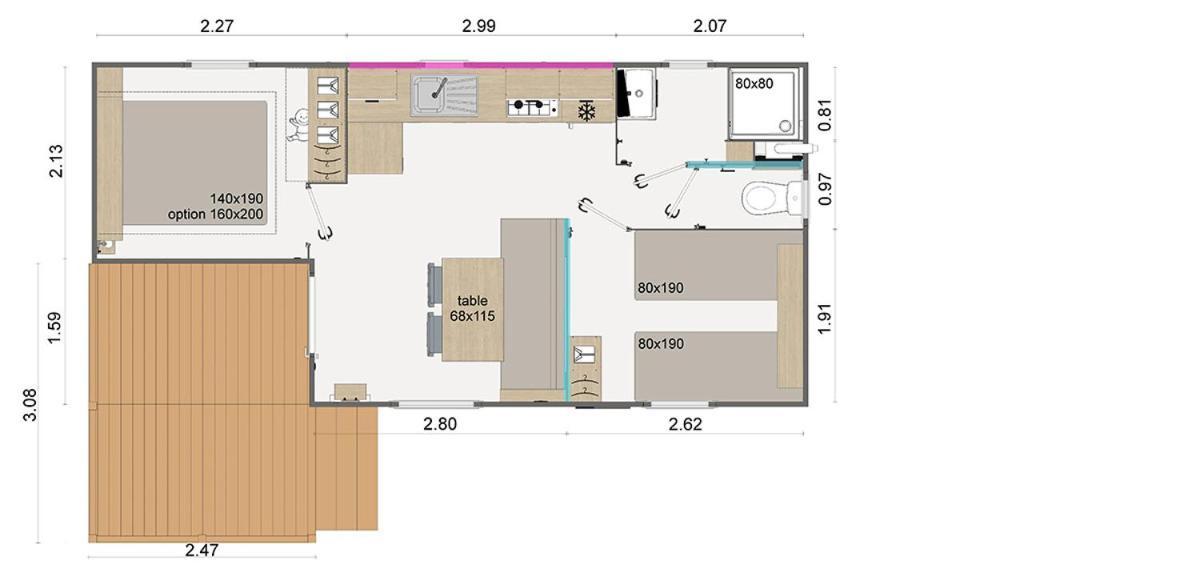 Camping Le Coin Charmant Chauzon 外观 照片